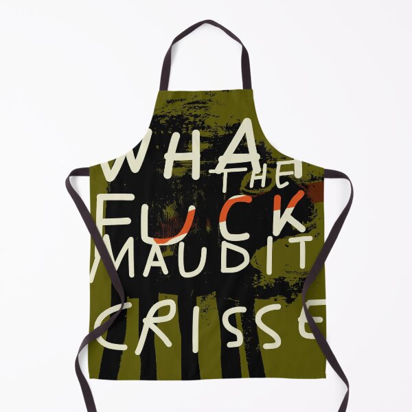 Aperçu de l'œuvre WHAT THE **** MAUDIT CRISSE No14 créée et vendue par Linda Vachon.