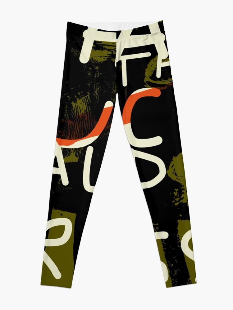 Thumbnail 3 of 5, Leggings, WHAT THE **** MAUDIT CRISSE No14 designed and sold by Linda Vachon.
