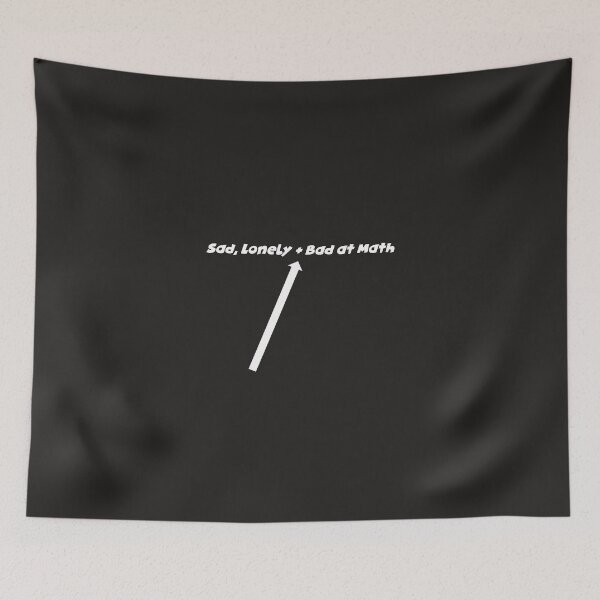Item preview, sad lonely and bad at math designed and sold by YoussefProMax.