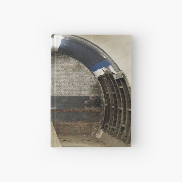 Aldwych abandoned London Underground Tube station Hardcover Journal