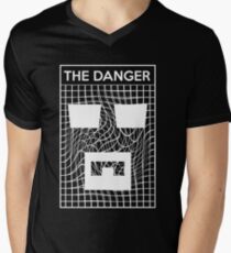 Die Gefahr T-Shirt mit V-Ausschnitt für Männer