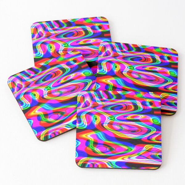 Item preview, Colorful Trippy Retro Pattern designed and sold by TheMerchPeddler.