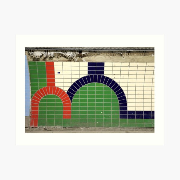 Aldwych abandoned London Underground Tube station Art Print