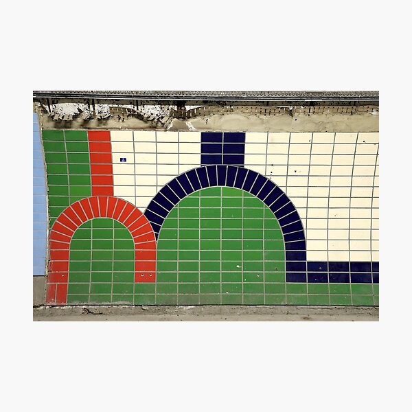 Aldwych abandoned London Underground Tube station Photographic Print