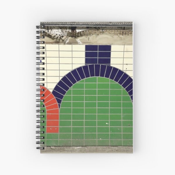 Aldwych abandoned London Underground Tube station Spiral Notebook