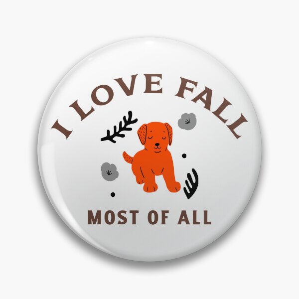 Item preview, I Love Fall Most of All Autumn Dog designed and sold by LoveofDog.