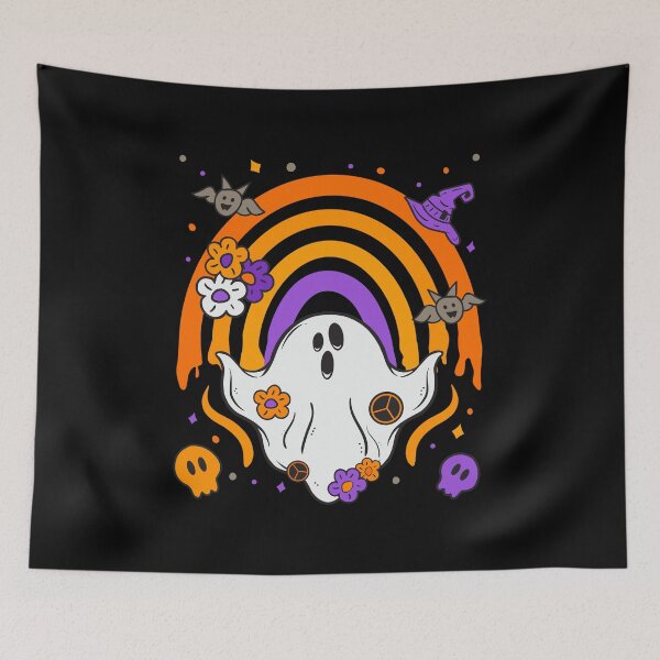 Item preview, Dripping Halloween Rainbow Ghost Costume Men Women Kids  designed and sold by Designer-Girl.