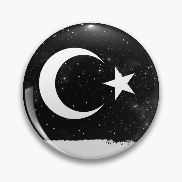 Item preview, türkiye flag with galaxy | stars turk turkey turkish türk göktürk istanbul ottoman ataturk designed and sold by politeillusts.