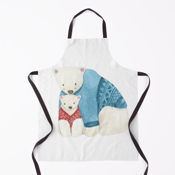 Item preview, Papa Bear and Baby Bear Winter Holiday designed and sold by ArTeaCupcake.