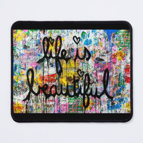 Item preview, Banksy Life Is Beautiful designed and sold by SharpWallArts.