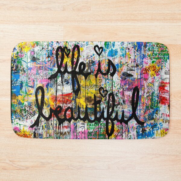 Item preview, Banksy Life Is Beautiful designed and sold by SharpWallArts.
