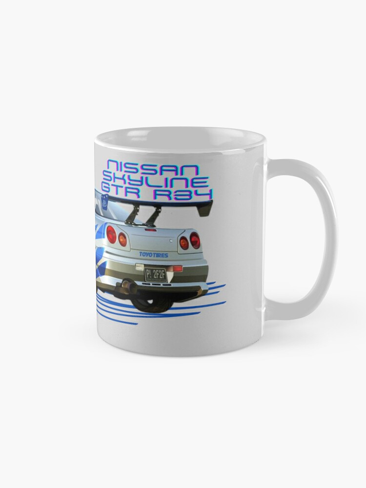 R34 Skyline Mug - Coffee Mug for Car Guys