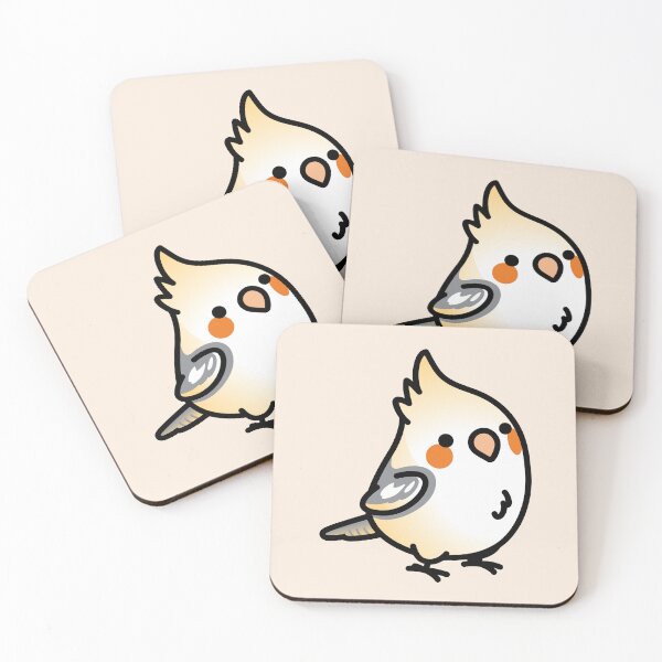Item preview, Chubby Pied Cockatiel designed and sold by birdhism.