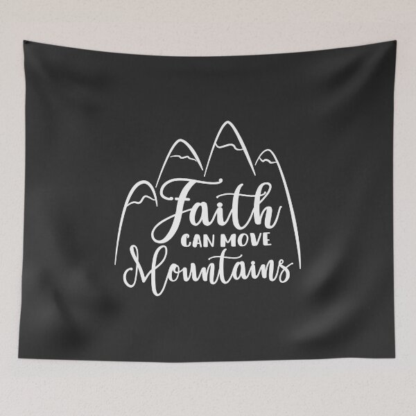 Item preview, Christian Design - Faith Can Move Mountains designed and sold by simplydesignart.