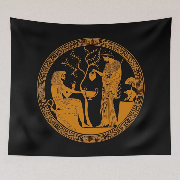 Item preview, Goddess Athena Refreshing Heracles designed and sold by archaeologyart.