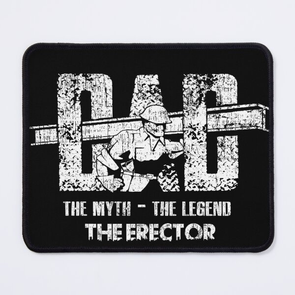 Item preview, Dad the Myth the Legend the Erector - Ironworker design designed and sold by yococo.