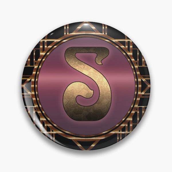 Item preview, Vintage letter S 1920's Art Nouveau designed and sold by Xarah.