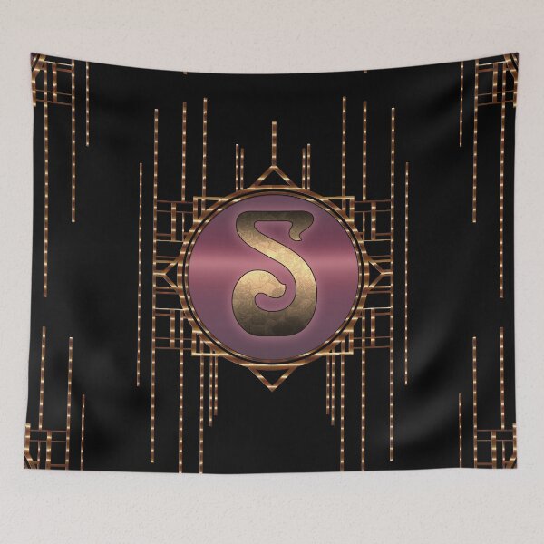 Item preview, Vintage letter S 1920's Art Nouveau designed and sold by Xarah.