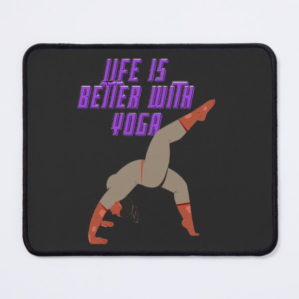 Item preview, life is better with yoga designed and sold by MYWMC.