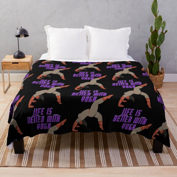 Item preview, life is better with yoga designed and sold by MYWMC.