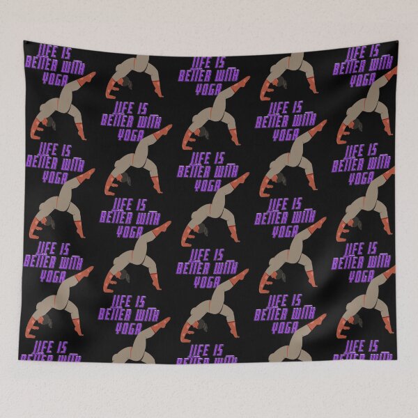 Item preview, life is better with yoga  designed and sold by MYWMC.
