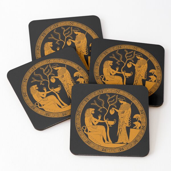 Item preview, Goddess Athena Refreshing Heracles designed and sold by archaeologyart.