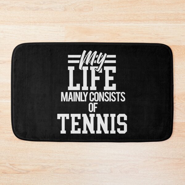 Item preview, My Life Mainly Consists Of Tennis Sticker designed and sold by sherylmuajerrie.