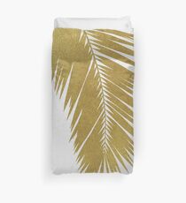 Gold Palmblatt I Bettbezug