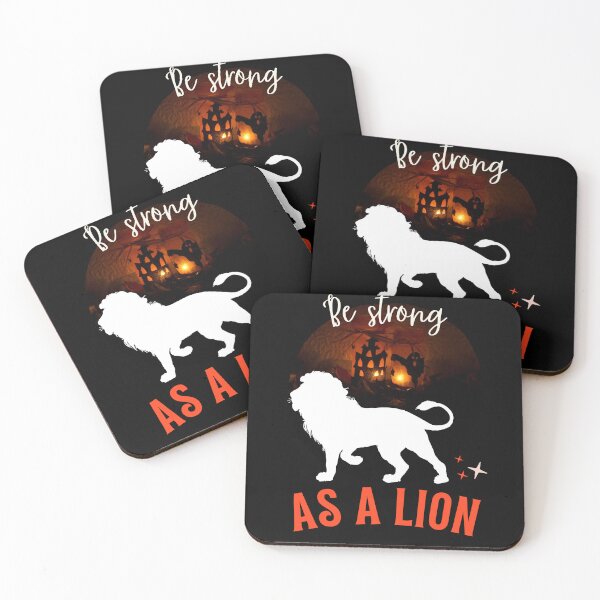 Item preview, Be Strong As a Lion animal quote, funny halloween 2022 shirt designed and sold by Ay-mane.
