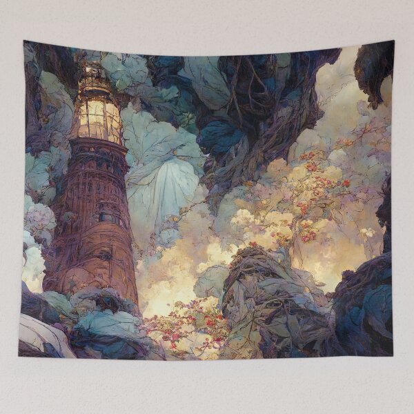 Item preview, Lighthouse on the Edge of Forgotten Dreams designed and sold by Jacob Montanez.