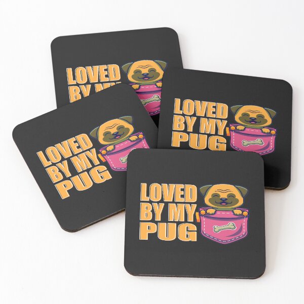 Item preview, Loved By My Pug Smiling Pug Lover designed and sold by Pugstuff.