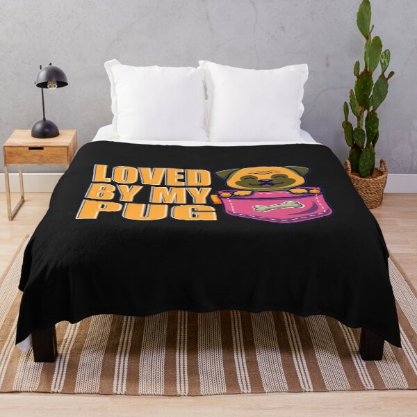 Item preview, Loved By My Pug Smiling Pug Lover designed and sold by Pugstuff.
