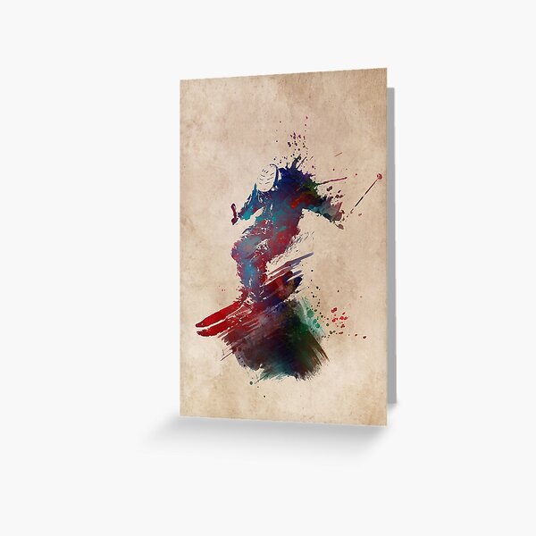 Ski #ski #sport Greeting Card