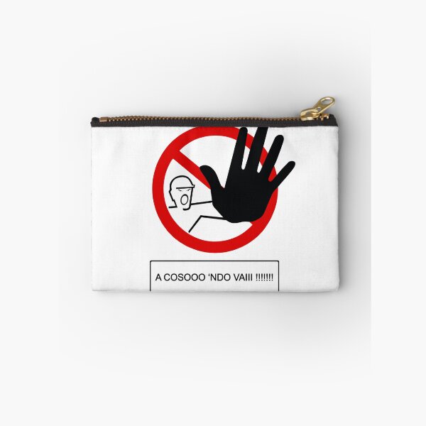 Item preview, NO ENTRY to unauthorised persons (in roman dialect) T-Shirt - A COSOOO 'NDO VAIII !!!!!! T-Shirt designed and sold by Luciusinfabula.