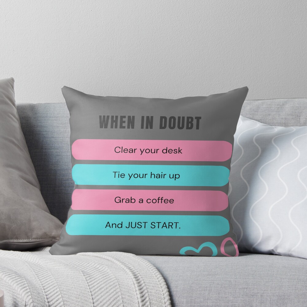 Item preview, Throw Pillow designed and sold by Roshanigraphic.