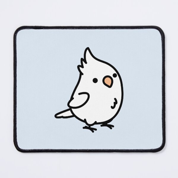 Item preview, Chubby White Albino Cockatiel designed and sold by birdhism.