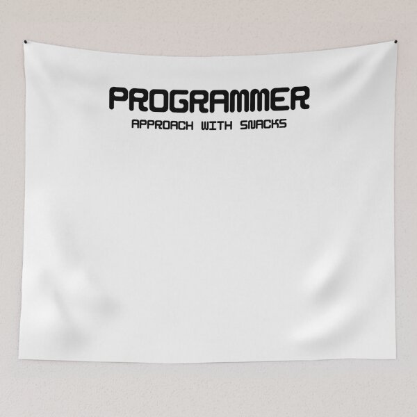 Item preview, Programmer Approach with Snacks designed and sold by EncodedShirts.