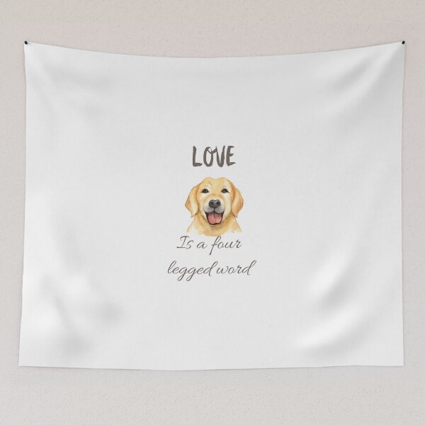 Item preview, LOVE is a four legged word. designed and sold by Ian McKenzie.