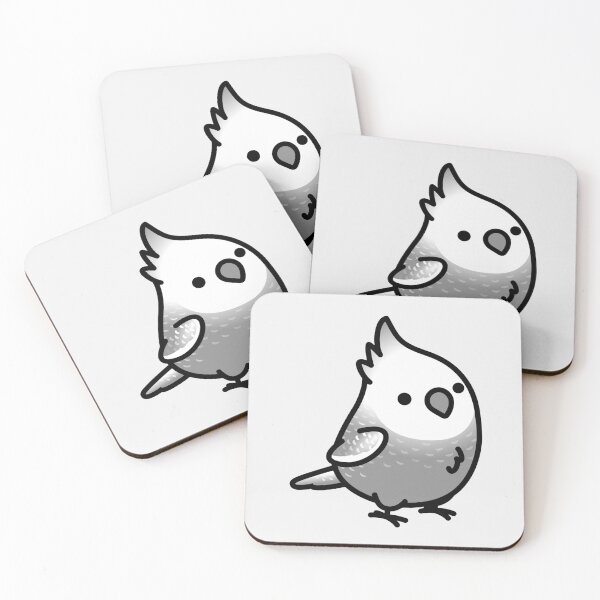 Item preview, Chubby White-faced Pearl Cockatiel designed and sold by birdhism.