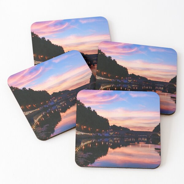 Item preview, Impressions of Rome - Divine Sky and a Necklace of Lights Along Tiber River designed and sold by Georgia Mizuleva.