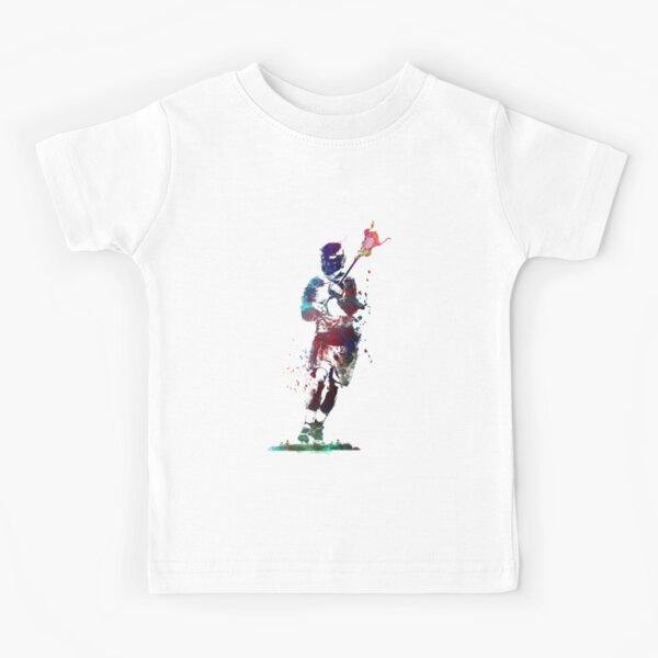 Lacrosse player art 2 #sport #lacrosse Kids T-Shirt