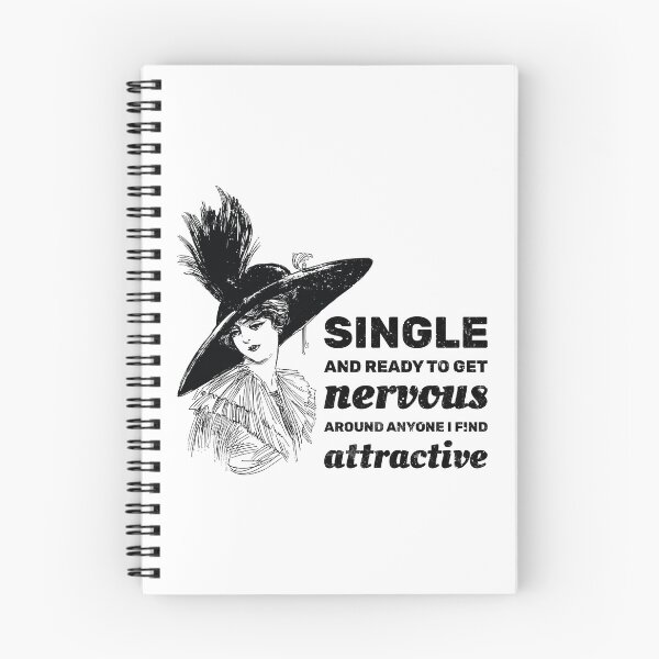 Item preview, Single and ready to get nervous around anyone I find attractive designed and sold by absolutdesign.