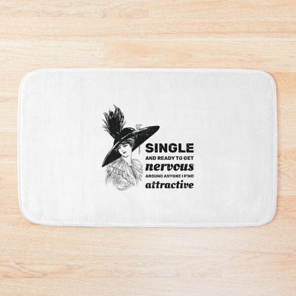 Item preview, Single and ready to get nervous around anyone I find attractive designed and sold by absolutdesign.