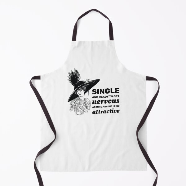 Item preview, Single and ready to get nervous around anyone I find attractive designed and sold by absolutdesign.