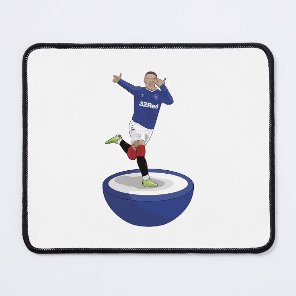 Item preview, Ryan Kent, Rangers Fan Art Work, Subbuteo Style Player, Scottish Football designed and sold by FootyLocker.