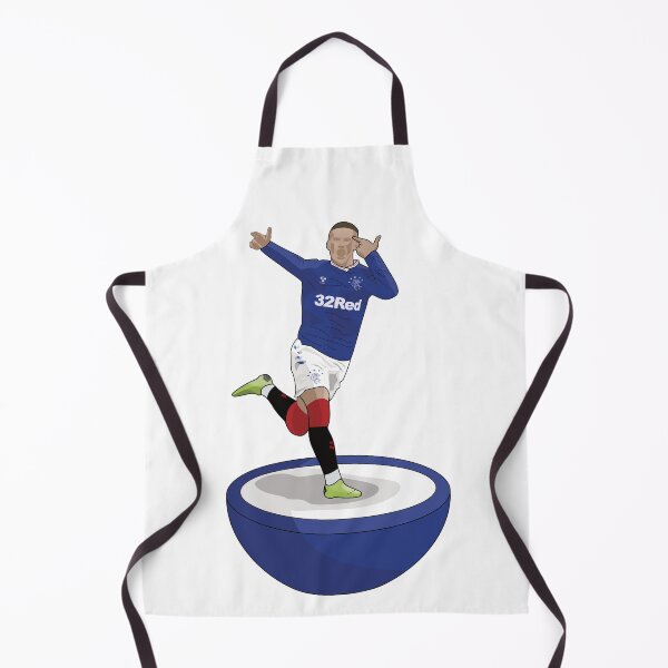 Item preview, Ryan Kent, Rangers Fan Art Work, Subbuteo Style Player, Scottish Football designed and sold by FootyLocker.