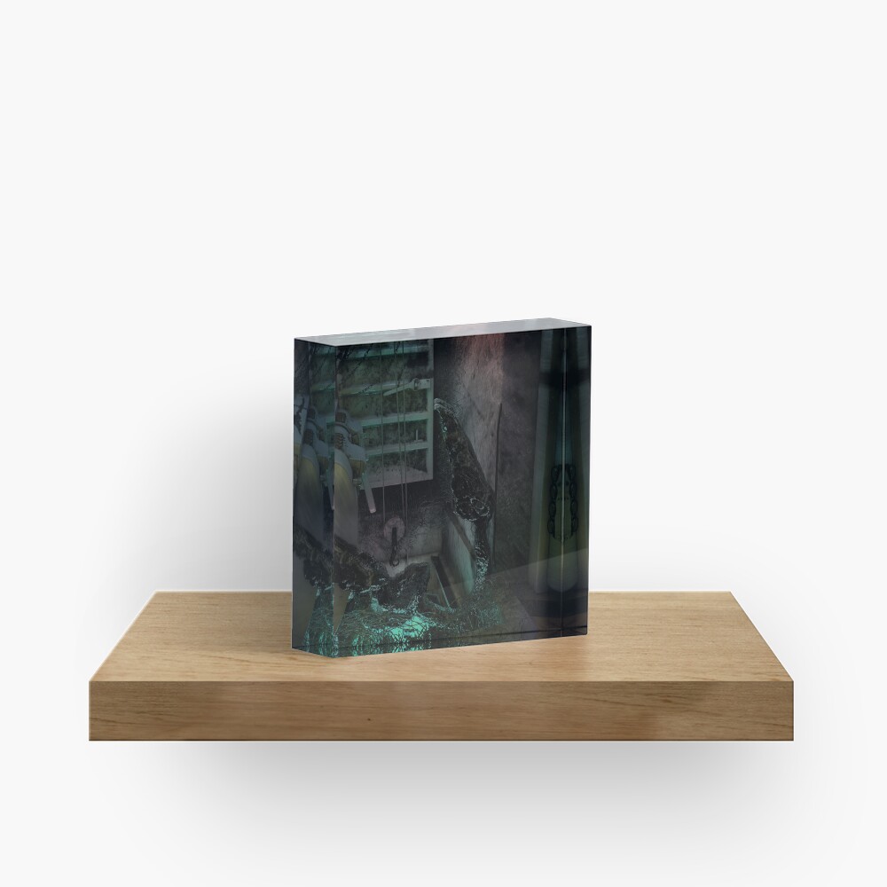 Creature in the dark Acrylic Block
