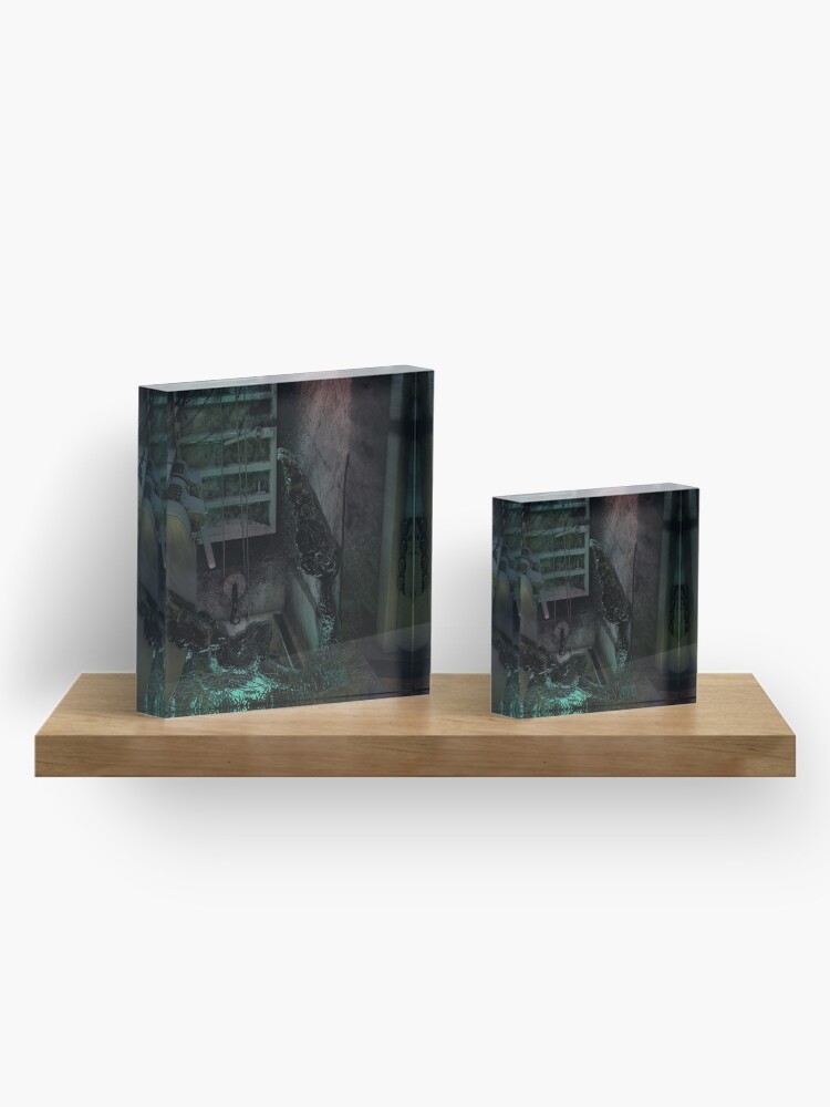 Alternate view of Creature in the dark Acrylic Block