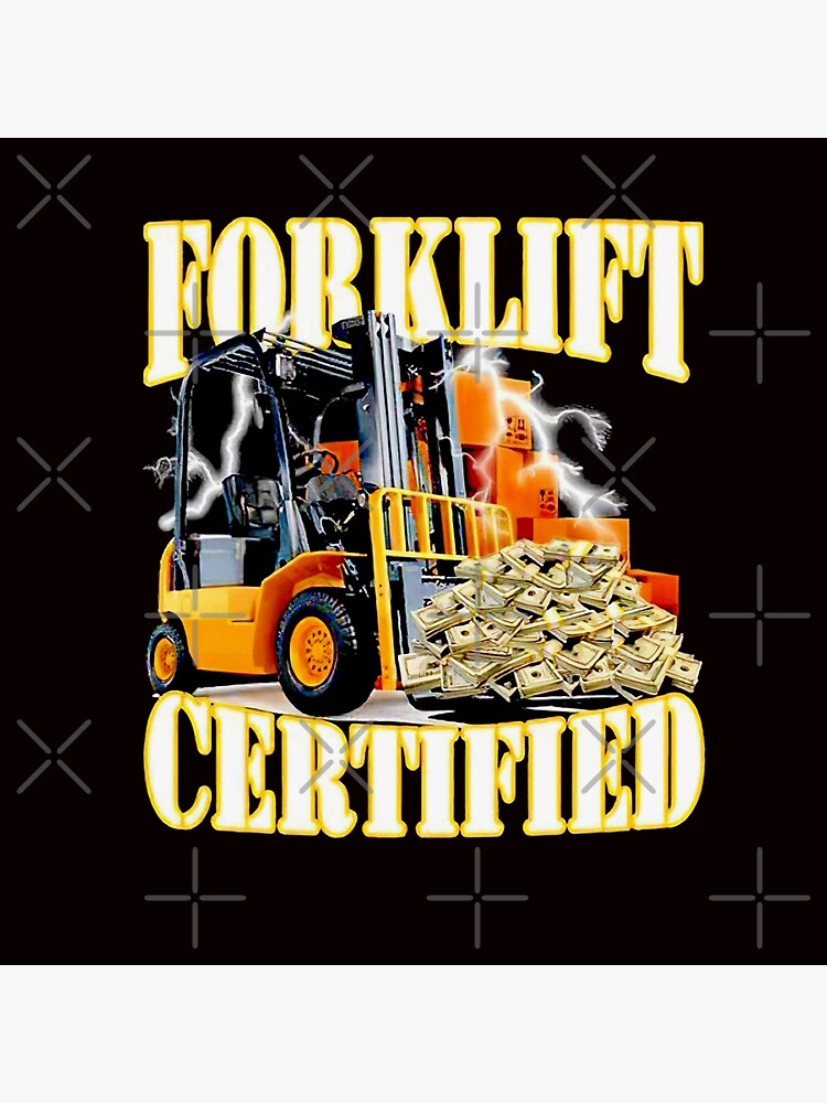 "Forklift Certified Shirt, Forklift Driver Gift, Funny Forklift Tee