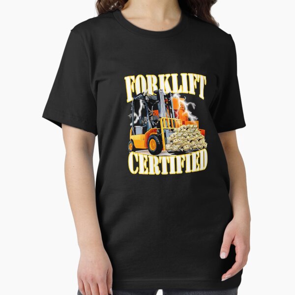 Item preview, Forklift Certified Shirt, Forklift Driver Gift, Funny Forklift Tee, Forklift Unisex Heavy Cotton designed and sold by kamaldc.